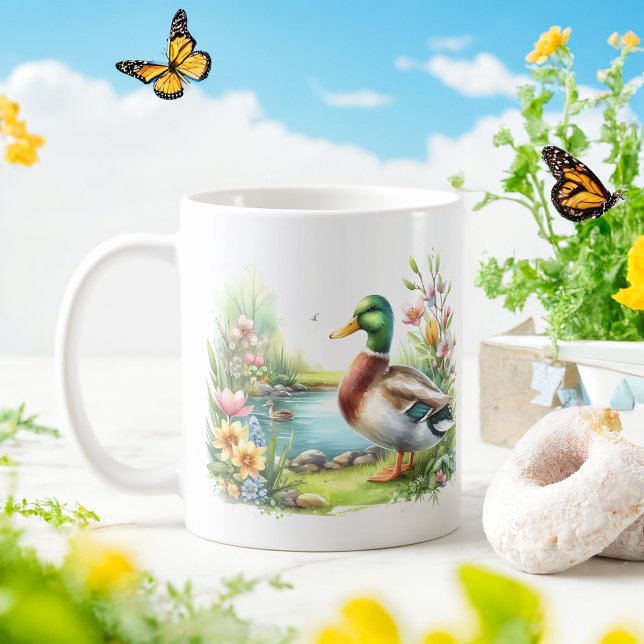 Caneca De Café Pato d'água primavera - Kid Mug (Criador carregado)