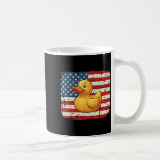Caneca De Café Pato de Borracha Bandeira EUA Dia da Independência