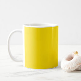 Caneca De Café Pato de Borracha Cor Sólida Amarelo de outono