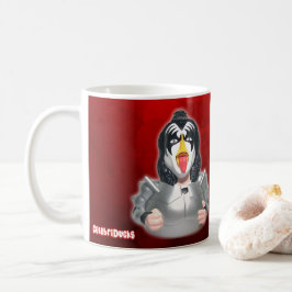 Caneca De Café Pato de borracha da banda do beijo - CelebriDucks
