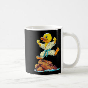Caneca De Café Pato de Borracha de Taekwondo Kickboxing Animal Ji