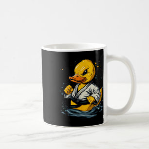 Caneca De Café Pato de borracha de Taekwondo kickboxing animal Ji