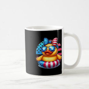 Caneca De Café Pato De Borracha Legal Bandeira Dos EUA Patinho Fo