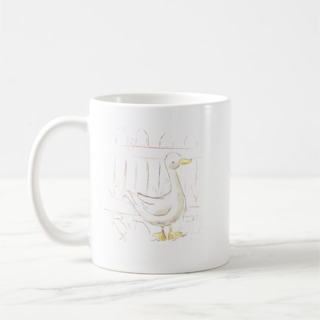 Caneca De Café Pato de Conto de Fadas (Esquerda)