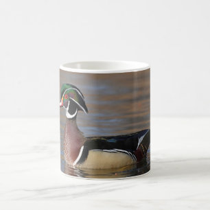 Caneca De Café Pato de Madeira Masculina