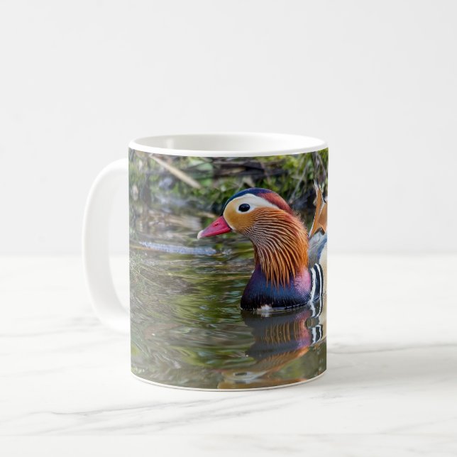 Caneca De Café Pato-de-mandarina (Frente Esquerda)