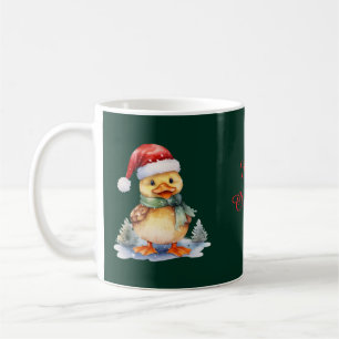 Caneca De Café Pato de Natal