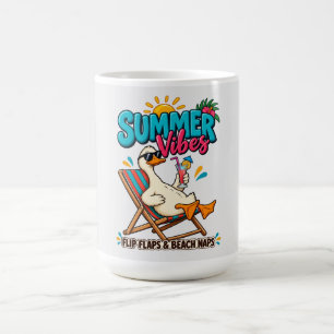 Caneca De Café Pato de Vibrações de Verão – Abridor de Garrafa de