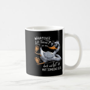 Caneca De Café Pato Engraçado Camisa Engraçada Citando Camisetas 
