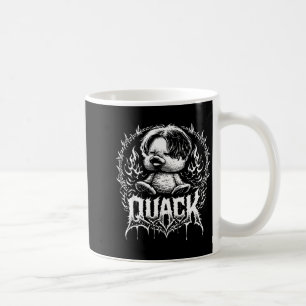 Caneca De Café Pato engraçado de metal humor negro meme animal