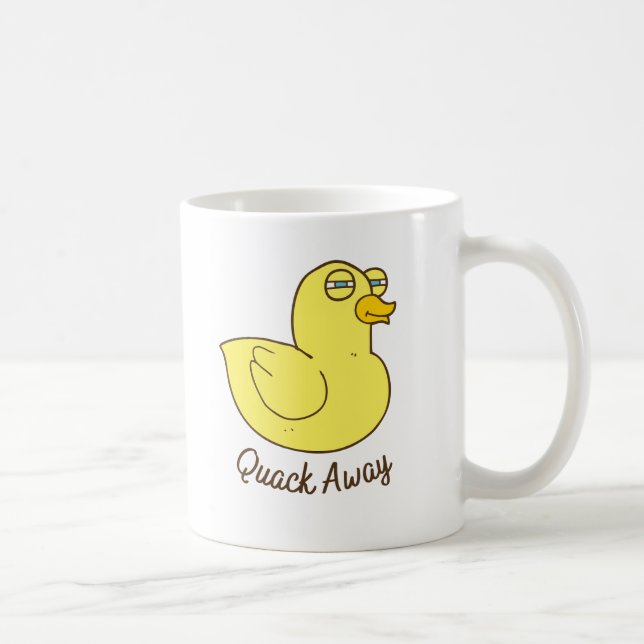 Caneca De Café Pato engraçado, presente de amante de pato, sarcás (Direita)