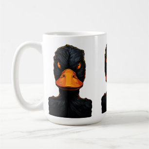 Caneca De Café Pato feroz - Negrito e em Greve