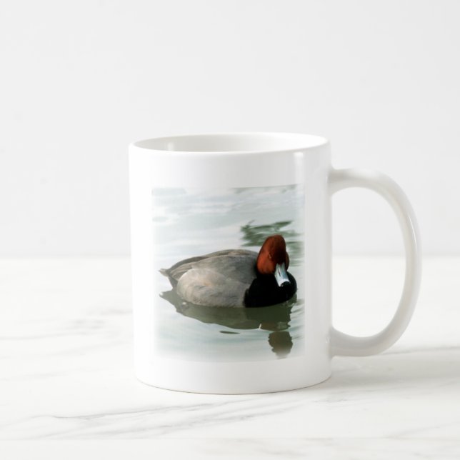 Caneca De Café Pato Macho Vermelho (sem título) (Direita)