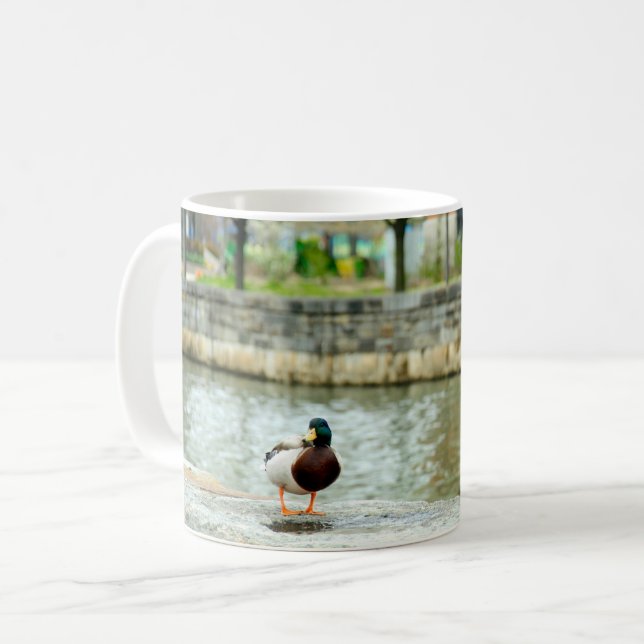 Caneca De Café Pato no Porto (Frente Esquerda)