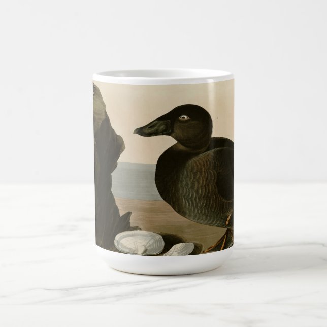 Caneca De Café Pato preto ou do surf (Centro)