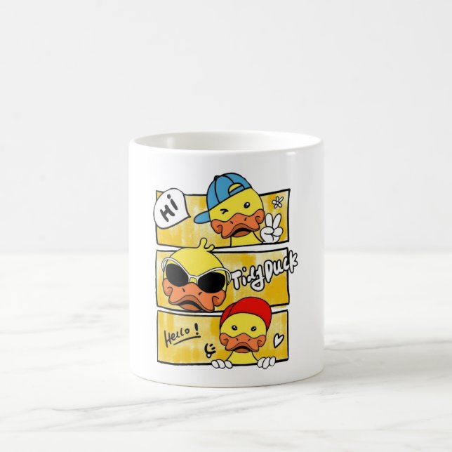Caneca De Café Pato Tidy  (Centro)