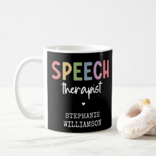 Caneca De Café Patologista de Fala de SLP Personalizado Terapêuti