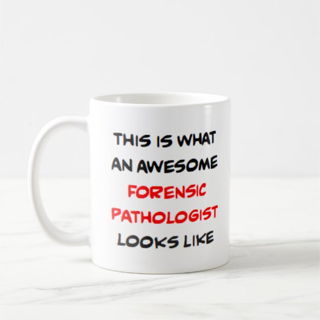 Caneca De Café patologista forense, incrível (Esquerda)