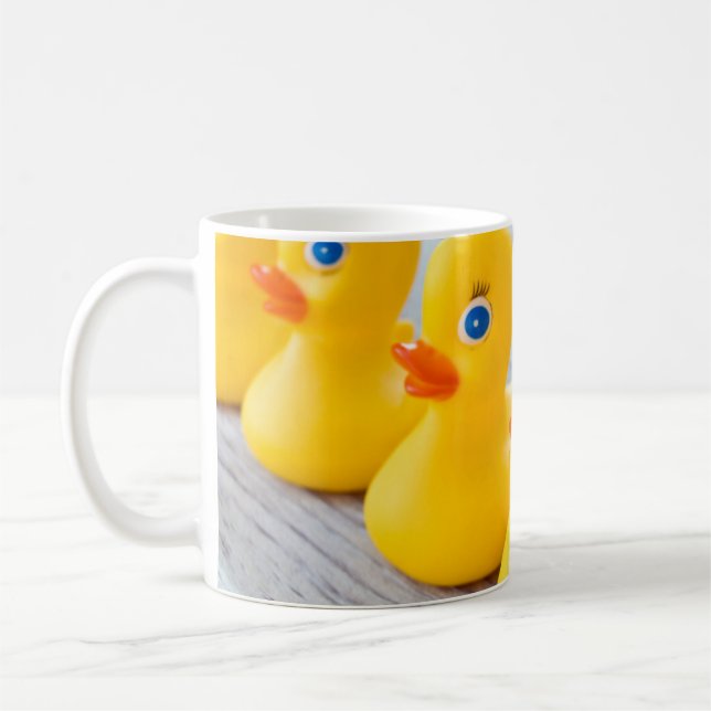 Caneca De Café patos de borracha amarelo (Esquerda)