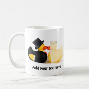 Caneca De Café Patos de casamento 2