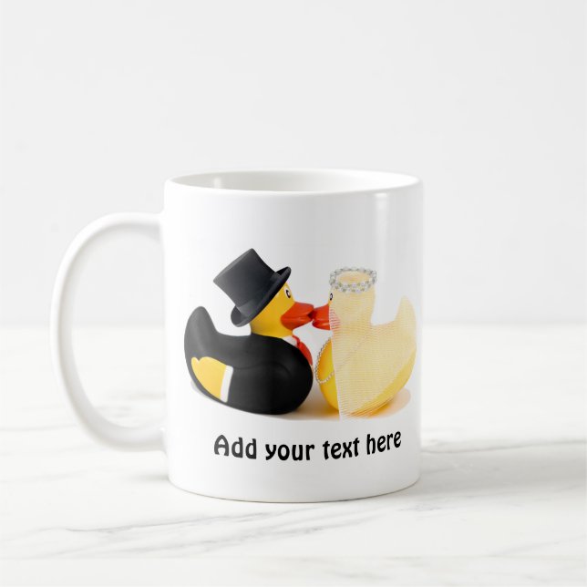 Caneca De Café Patos de casamento 2 (Esquerda)