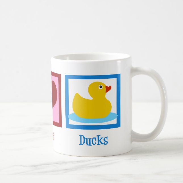 Caneca De Café Patos de Paz e Amor (Direita)