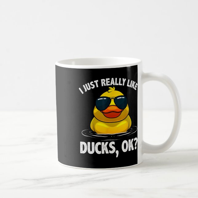 Caneca De Café Patos legal Para Homens Meninas Pato Pato Propriet (Direita)