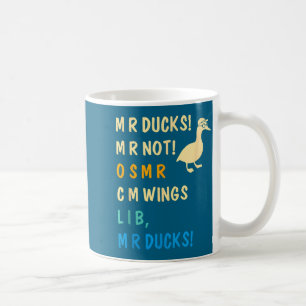 Caneca De Café Patos M R M R Não O S M R Cm Wangs Lib M R Patos P