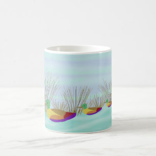 Caneca De Café Patos na água