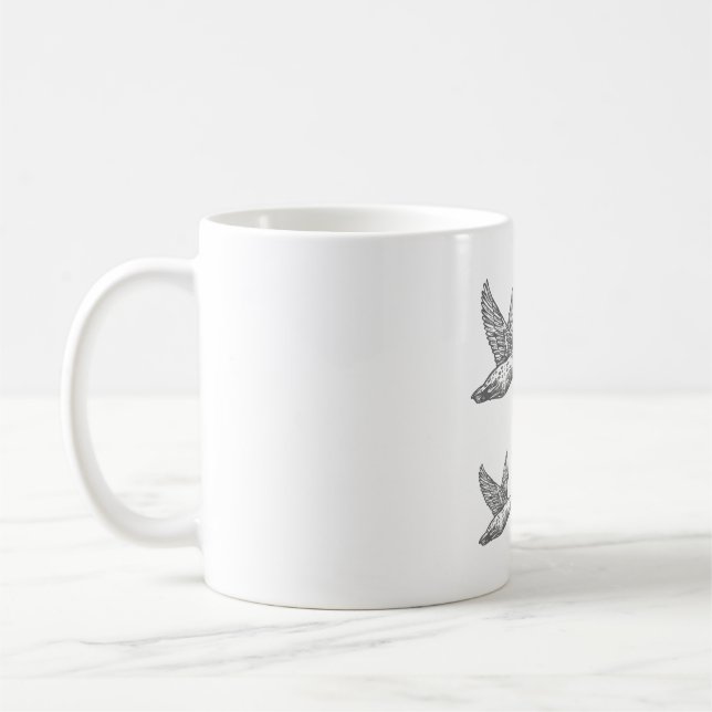 Caneca De Café Patos voando (Esquerda)
