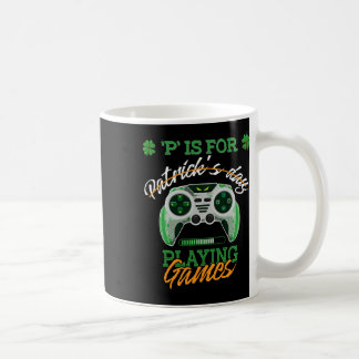 Caneca De Café Patrick Day Irish Kids Gamer P É Para Jogar V