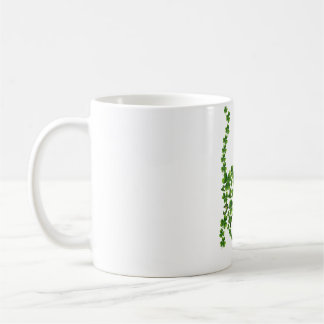 Caneca De Café Patrick gato trevo amante gato retrô
