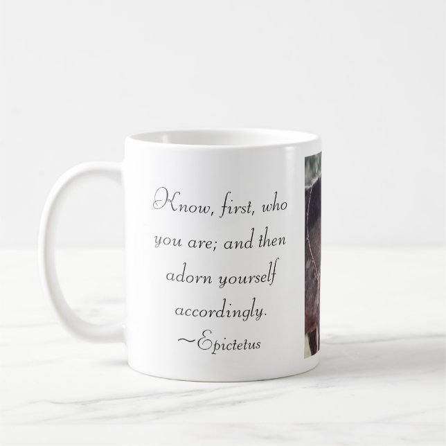 Caneca De Café Patrick vestiu-se acima (Esquerda)