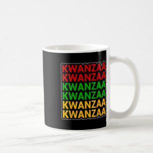 Caneca De Café Patrimônio Africano Americano Kwanzaa Empilhado