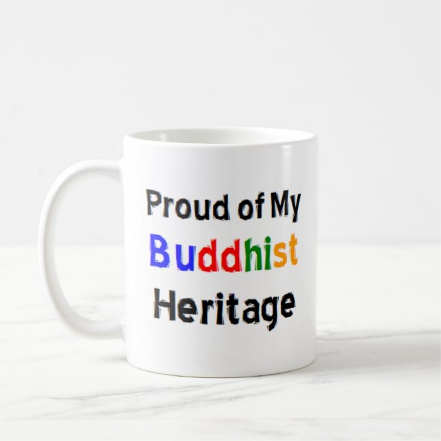 Caneca De Café patrimônio budista (Esquerda)