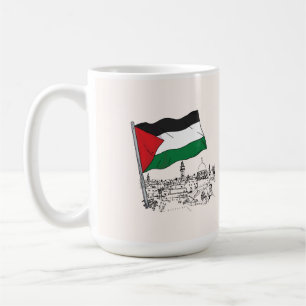 Caneca De Café Patrimônio e Esperança Palestinianos