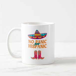 Caneca De Café Patrimônio Hispânico Mês Sem Pânico Hispânico