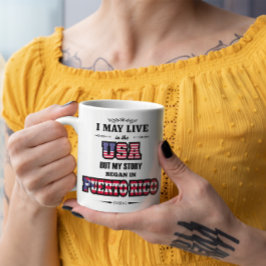 Caneca De Café Patrimônio porto-riquenho Porto RIco EUA Citação