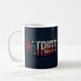 Caneca De Café patriot american flag 