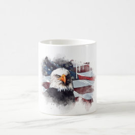 Caneca De Café *~* Patriot USA Eagle American Flag