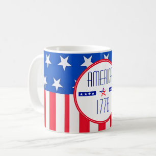 Caneca de Café Patriota Americana