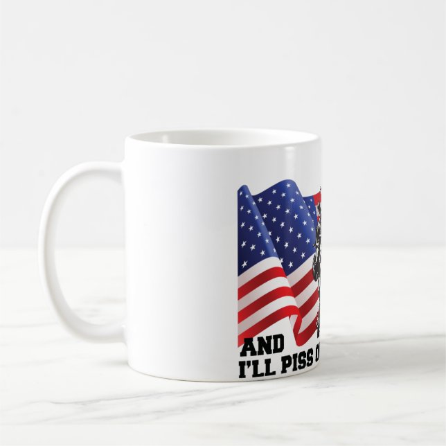 Caneca De Café Patriota Americano (Esquerda)