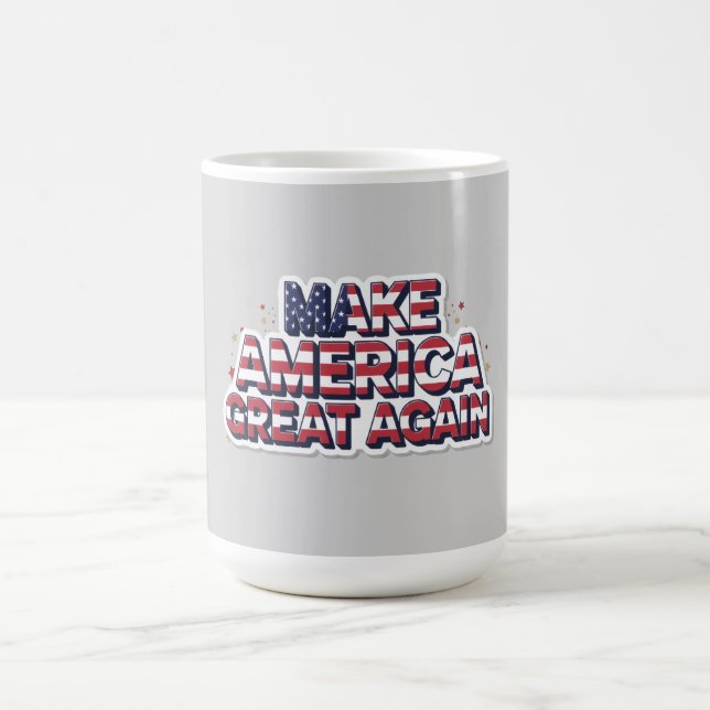 Caneca De Café Patriotic Peace Decal (Centro)