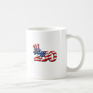 Caneca de Café Patriótica 250 Chapéu do Tio Sam