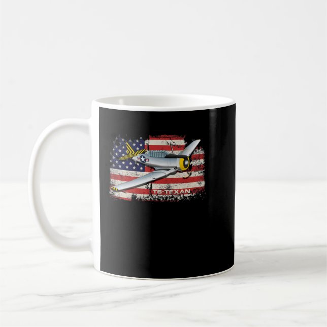 Caneca De Café Patriótica A-10 Jato de Warthog bandeira americana (Esquerda)