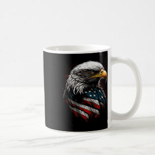 Caneca De Café Patriótica Águia Americana Bandeira Americana 4 de