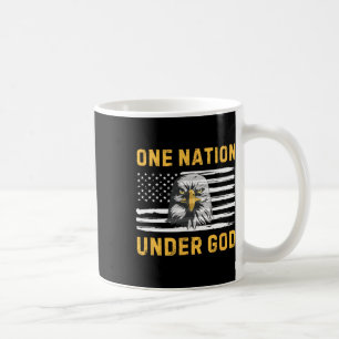 Caneca De Café Patriótica Bandeira da Águia 4 De Julho Uma Nação 