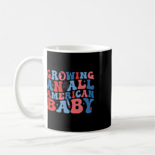 Caneca De Café Patriótica e Grávida 4 de Julho por Anúncio