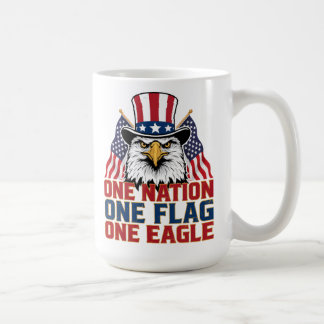 Caneca de Café Patriótica Uma Nação Uma Bandeira U