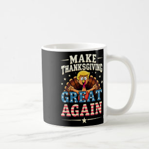 Caneca De Café Patriótico Bandeira dos Estados Unidos Trump Turqu